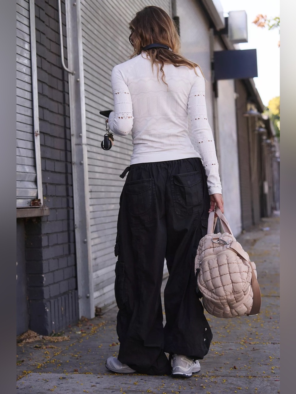 free people movement charmer utility pants black S - Picture 2 of 9